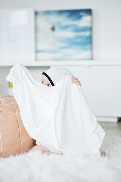 'the must have multi-use' blanket - white - Numpfer